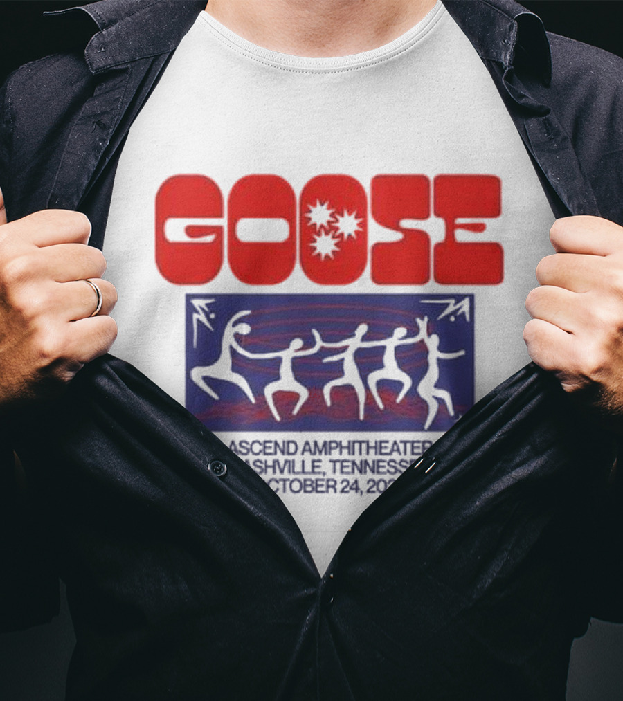 Goose Concert Ascend Amphitheater Nashville Tennessee October 24 T-Shirt
