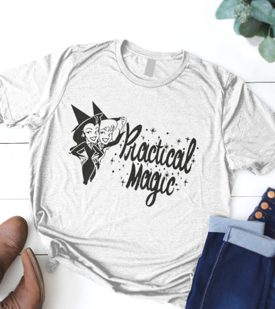 Practical Magic Bewitching Characters And Shimmering Stars T-Shirt