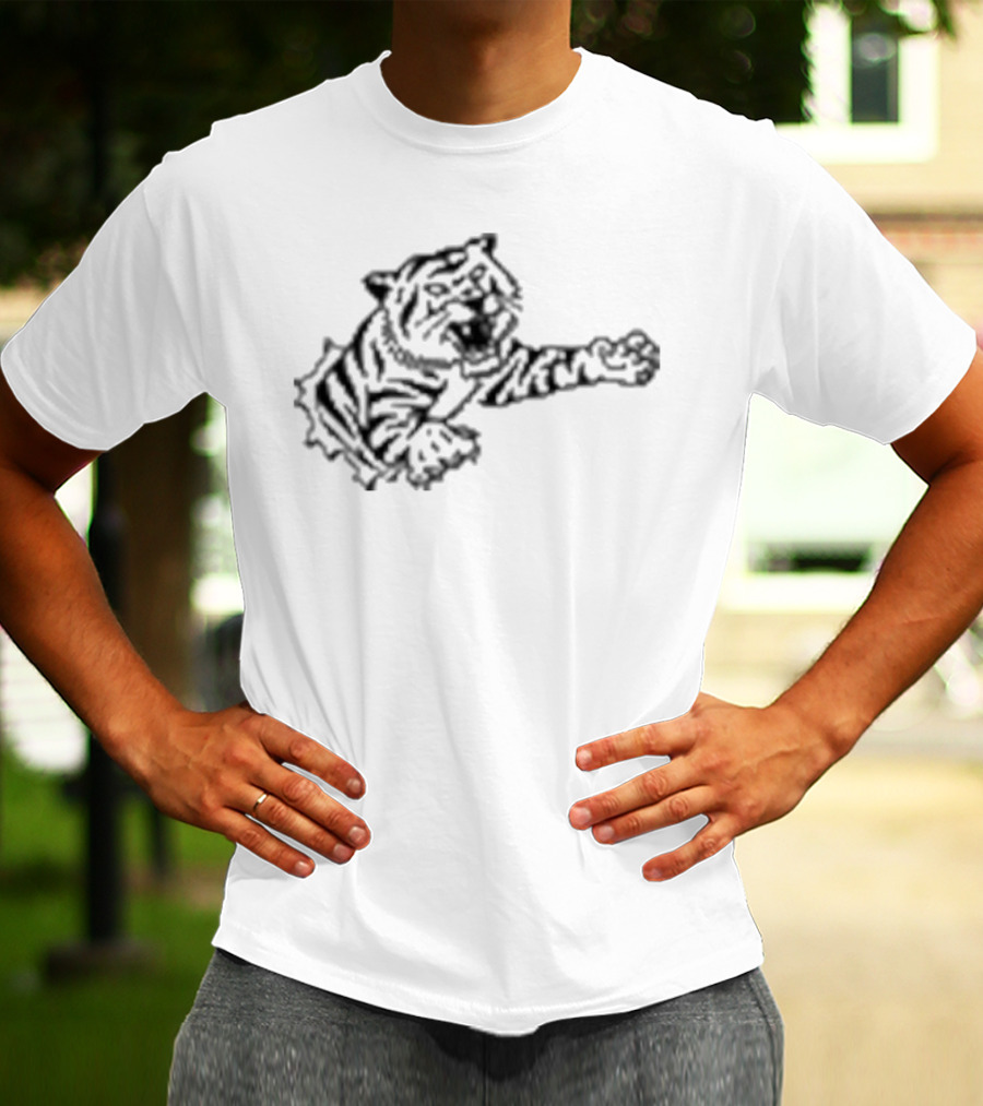 The Dark Side Of Nature Ferocious Tiger Burst Pop T-Shirt