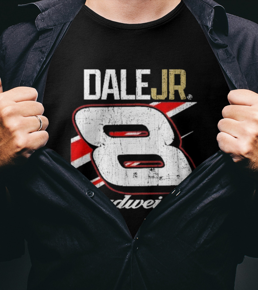 Dale Jr 8 Budweiser Racing T-Shirt