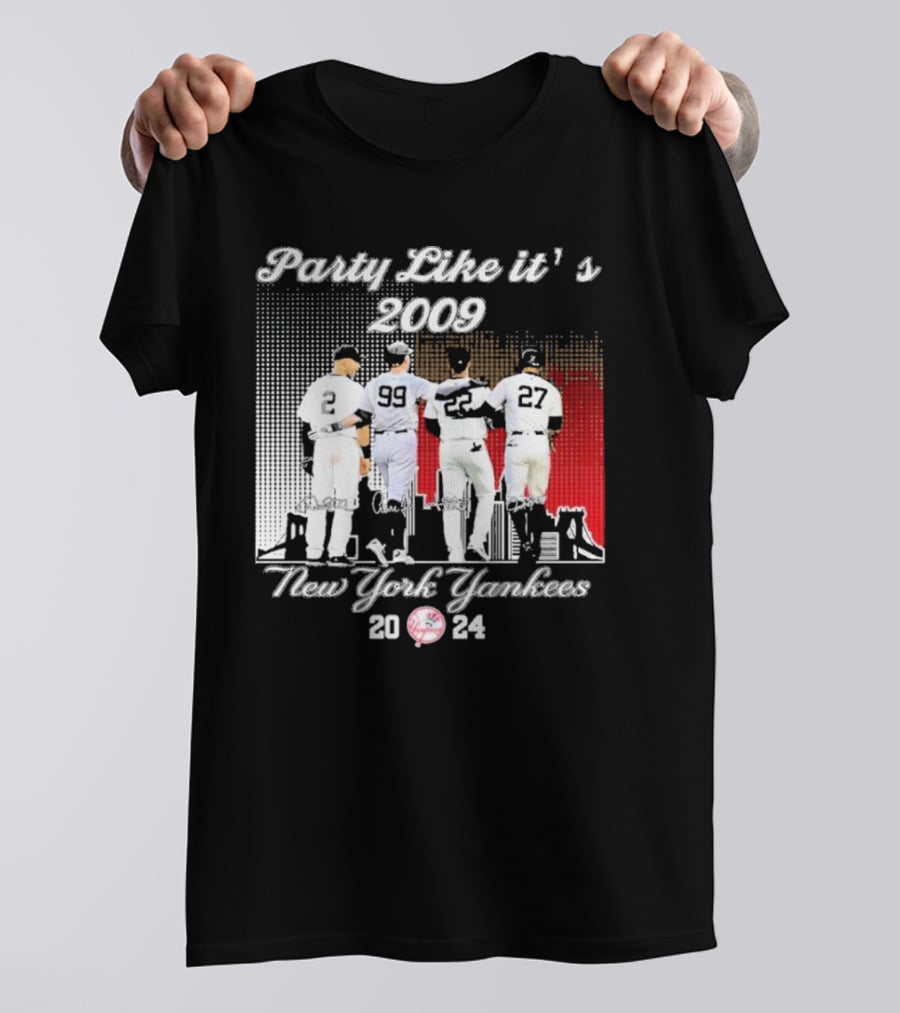 Party Like It’s 2009 New York Yankees Jeter Judge Soto Stanton T-Shirt