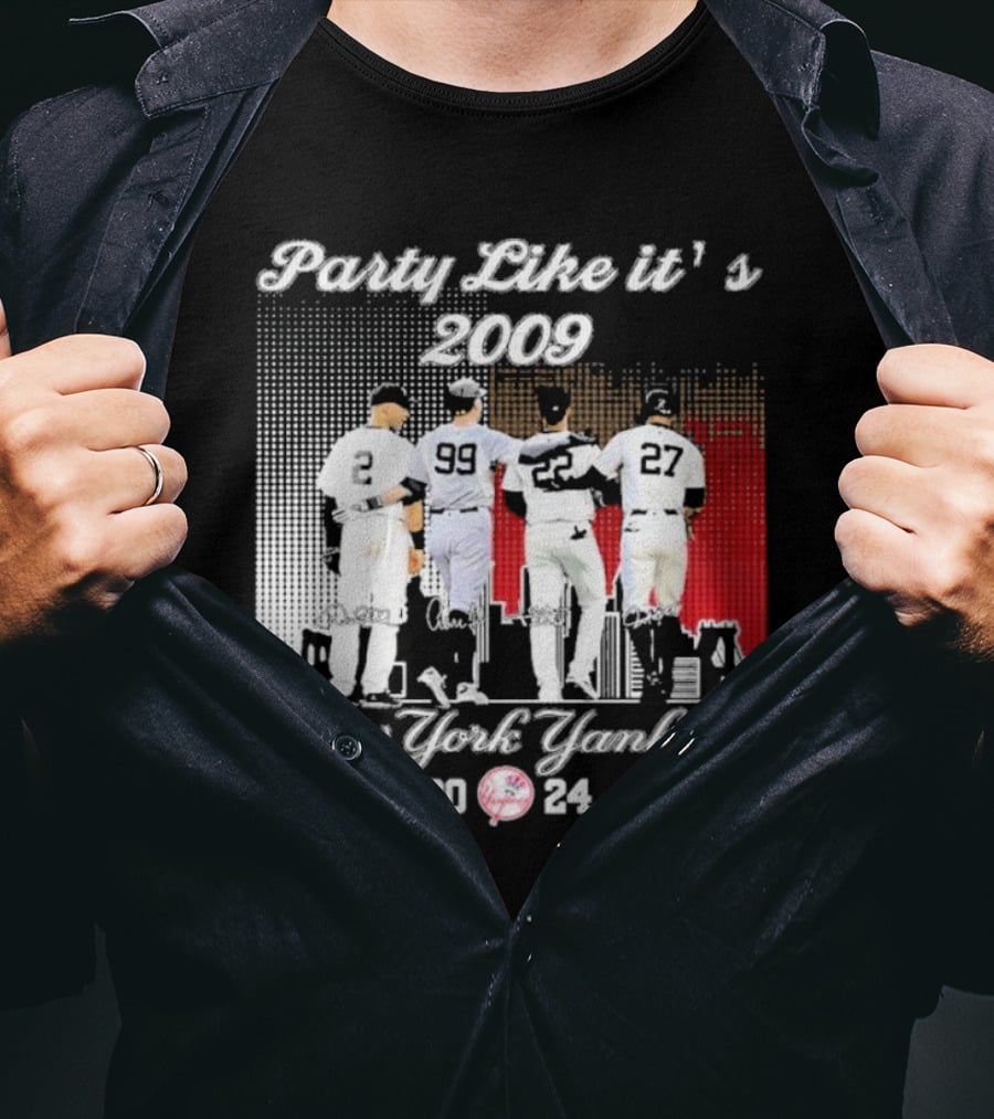 Party Like It’s 2009 New York Yankees Jeter Judge Soto Stanton T-Shirt