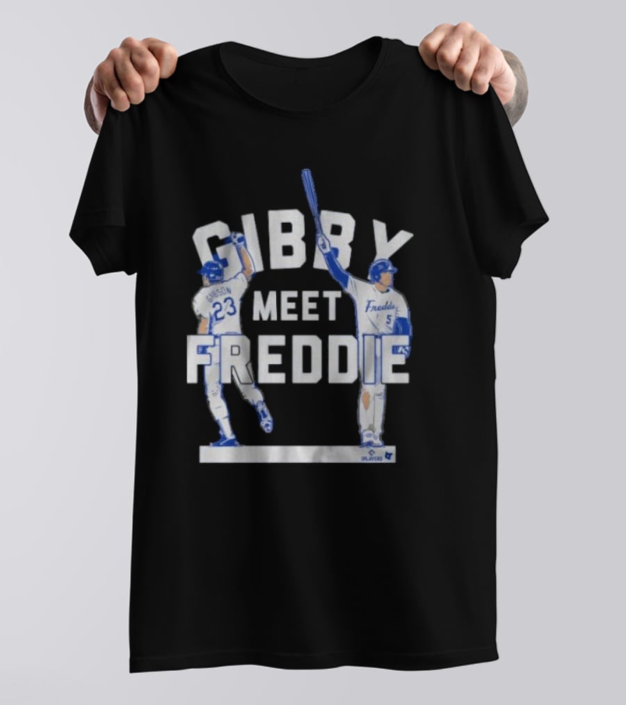 Gibby Meet Freddie Kirk Gibson Freddie Freeman Players T-Shirt