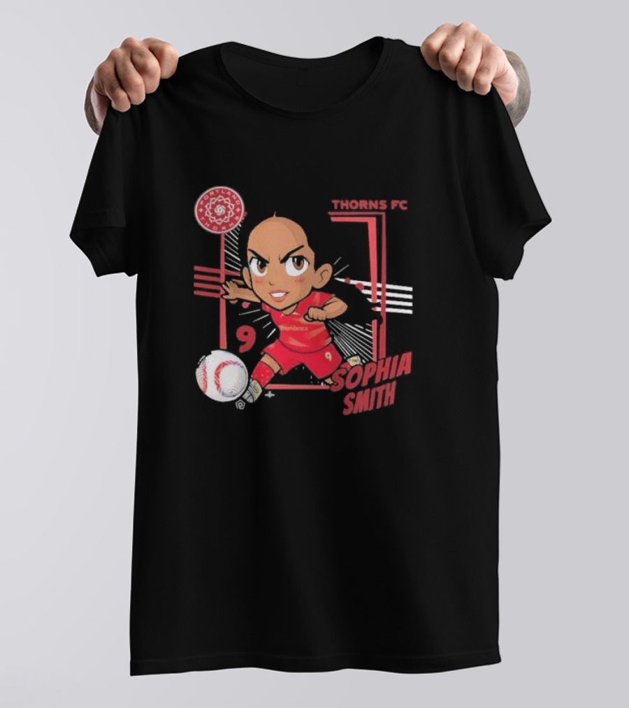 Sophia Smith #9 Portland Thorns FC Chibi Stadium Essentials T-Shirt