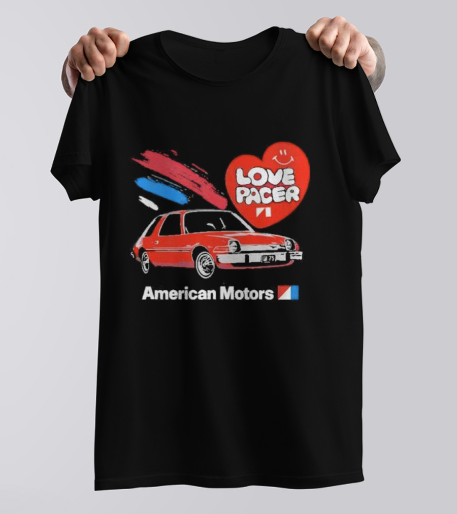 Love Pacer 75 American Motors Retro Style Car T-Shirt