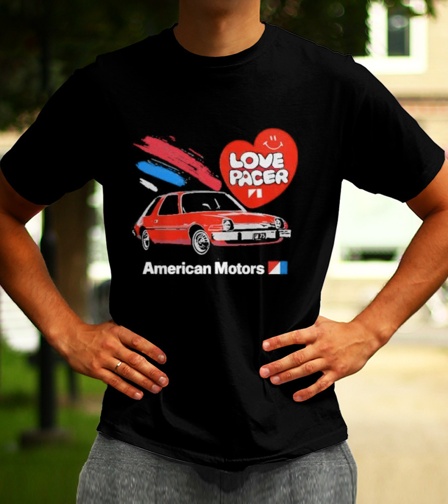 Love Pacer 75 American Motors Retro Style Car T-Shirt