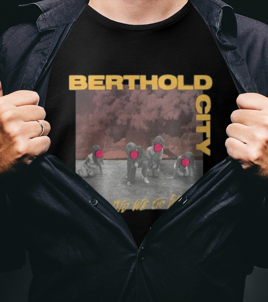 Berthold City Where Did We Go Wrong Red Dots On Photo With Children T-Shirt