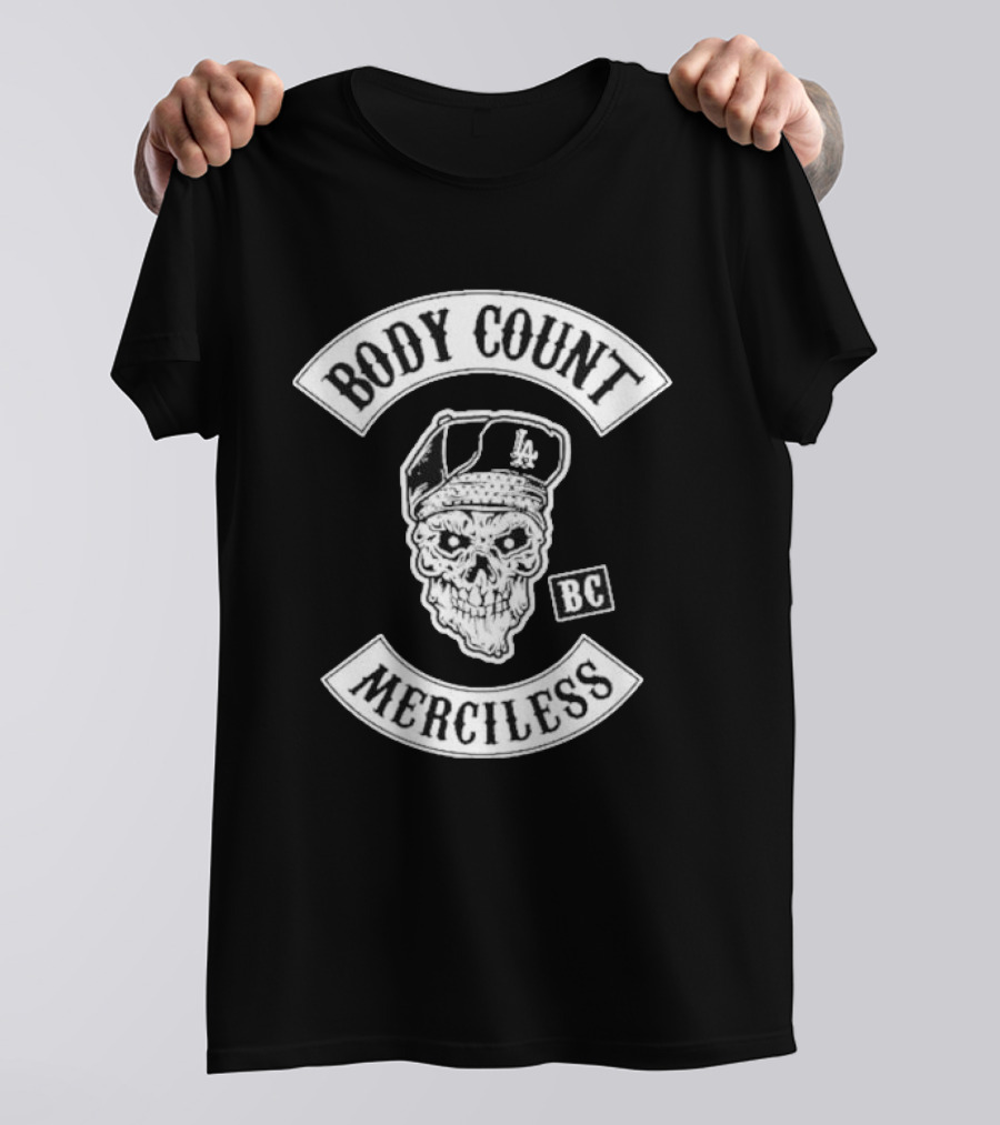 Body Count Merciless BC Skull LA Cap T-Shirt