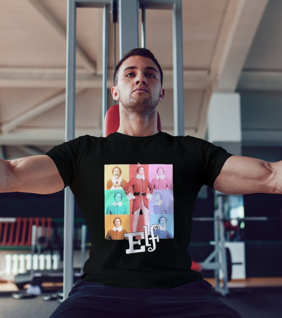 Elf Colorful Pop Art Collage T-Shirt