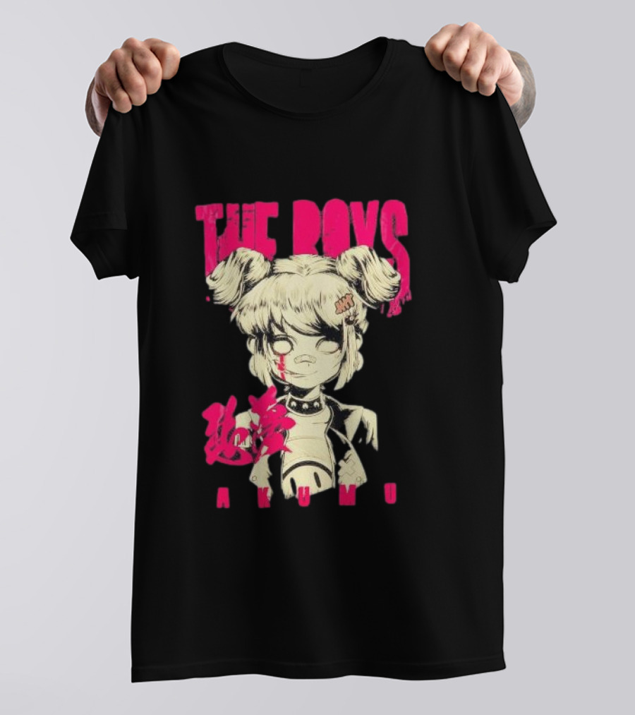 The Boys Akumu Glow In The Dark Em-J Manga Style Girl T-Shirt