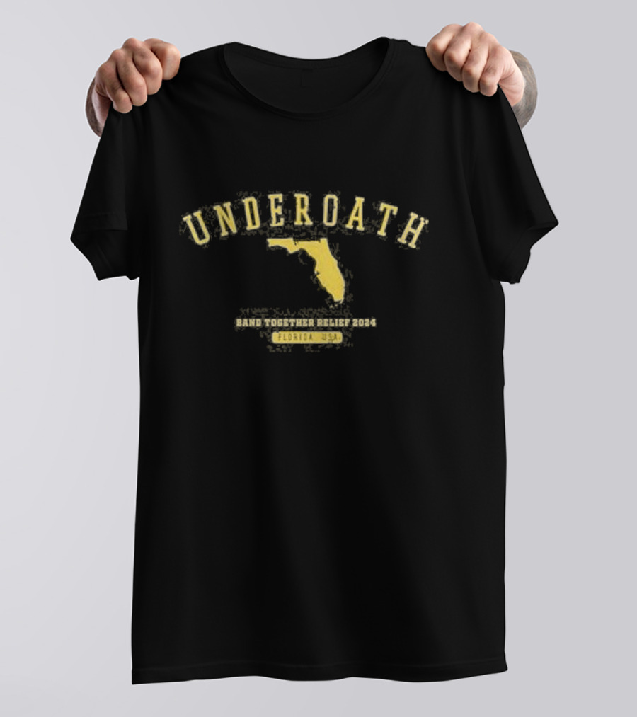 Underoath Florida USA Band Together Relief T-Shirt