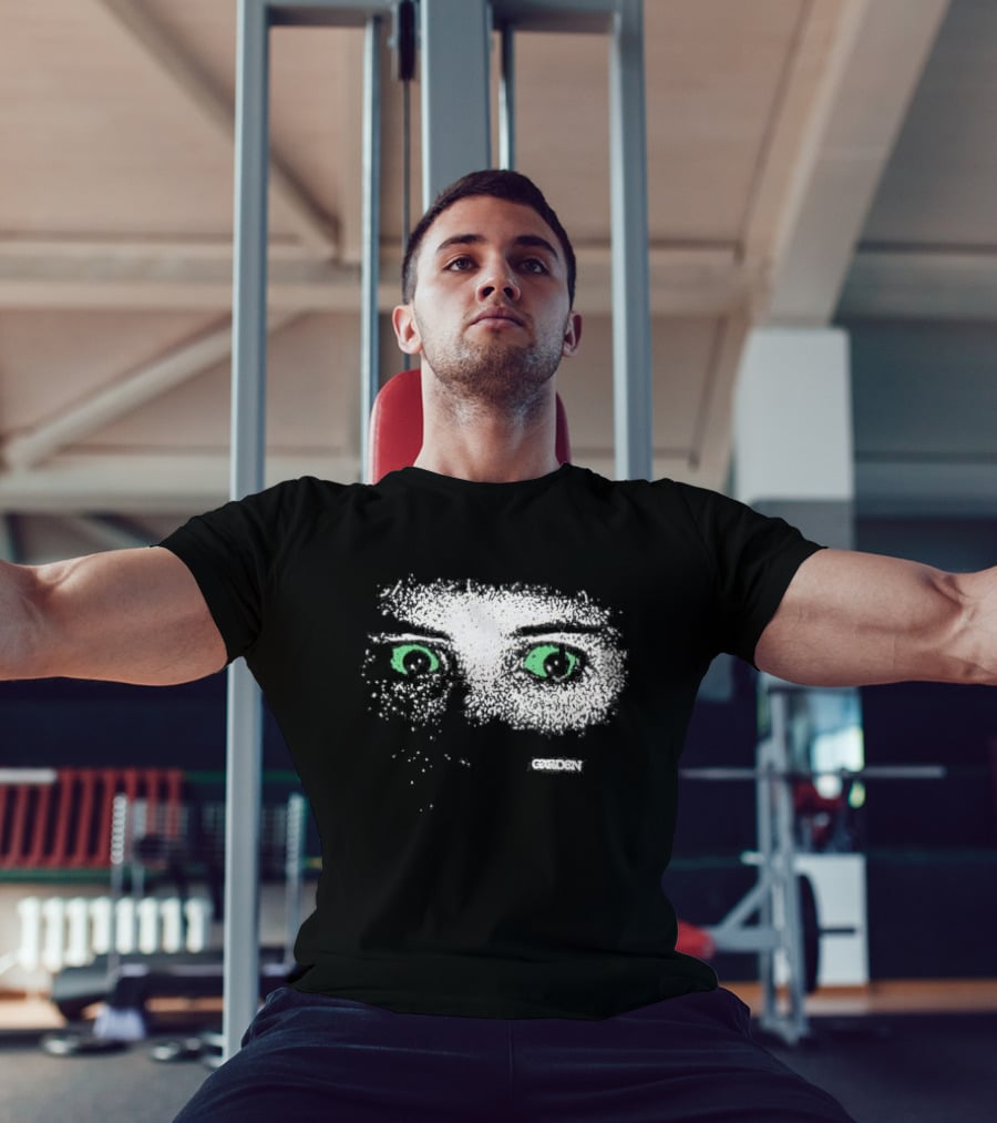 Garden Green Eyes In Shadows No Feet T-Shirt