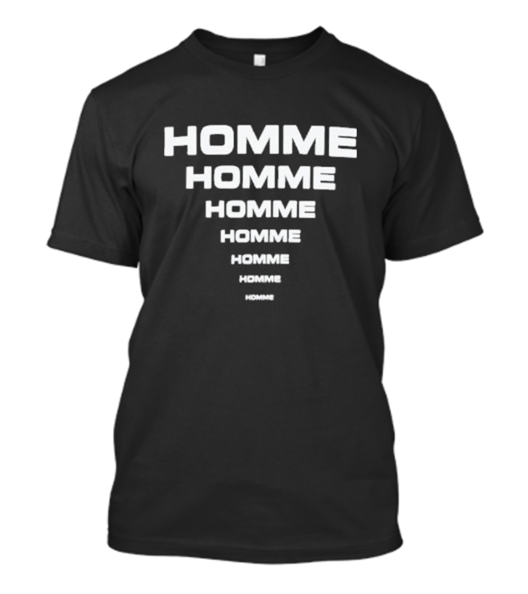 Homme Homme Homme Homme Homme Homme Homme Skim Milk X Homme Vt Black T-Shirt