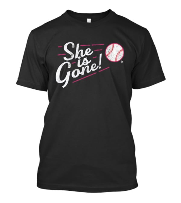 She Is Gone Baseball Los Angeles T-Shirt