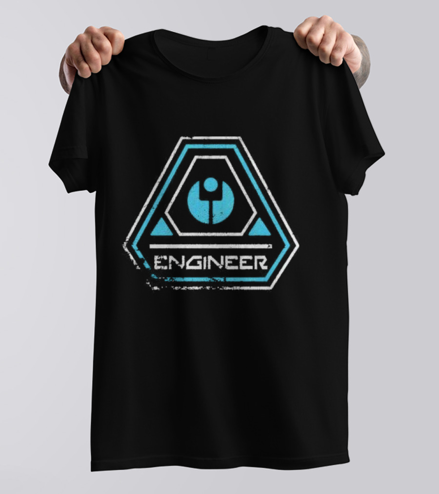 S Gler's Engineer Iconic Blue Wrench T-Shirt