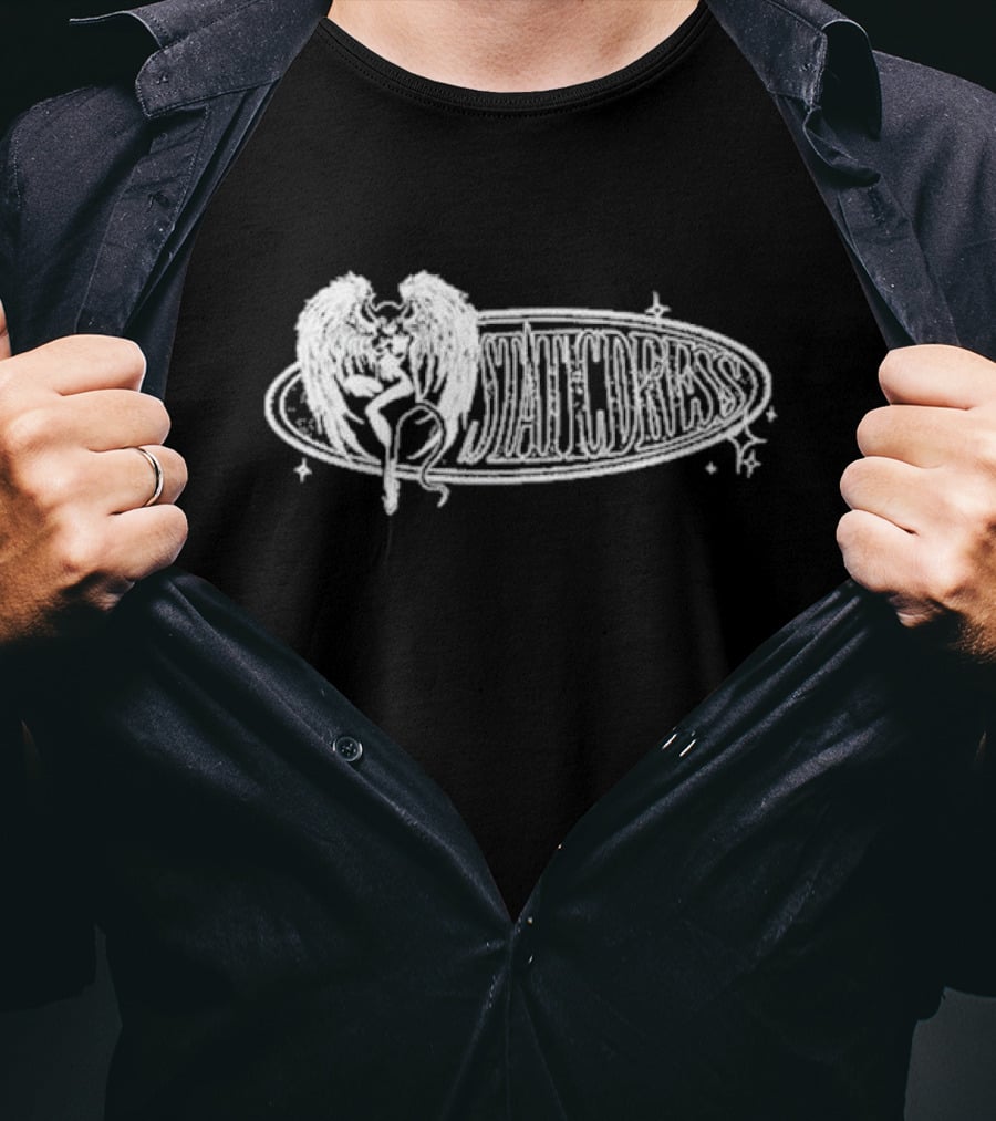 Static Dress Angelic Embrace Starry T-Shirt