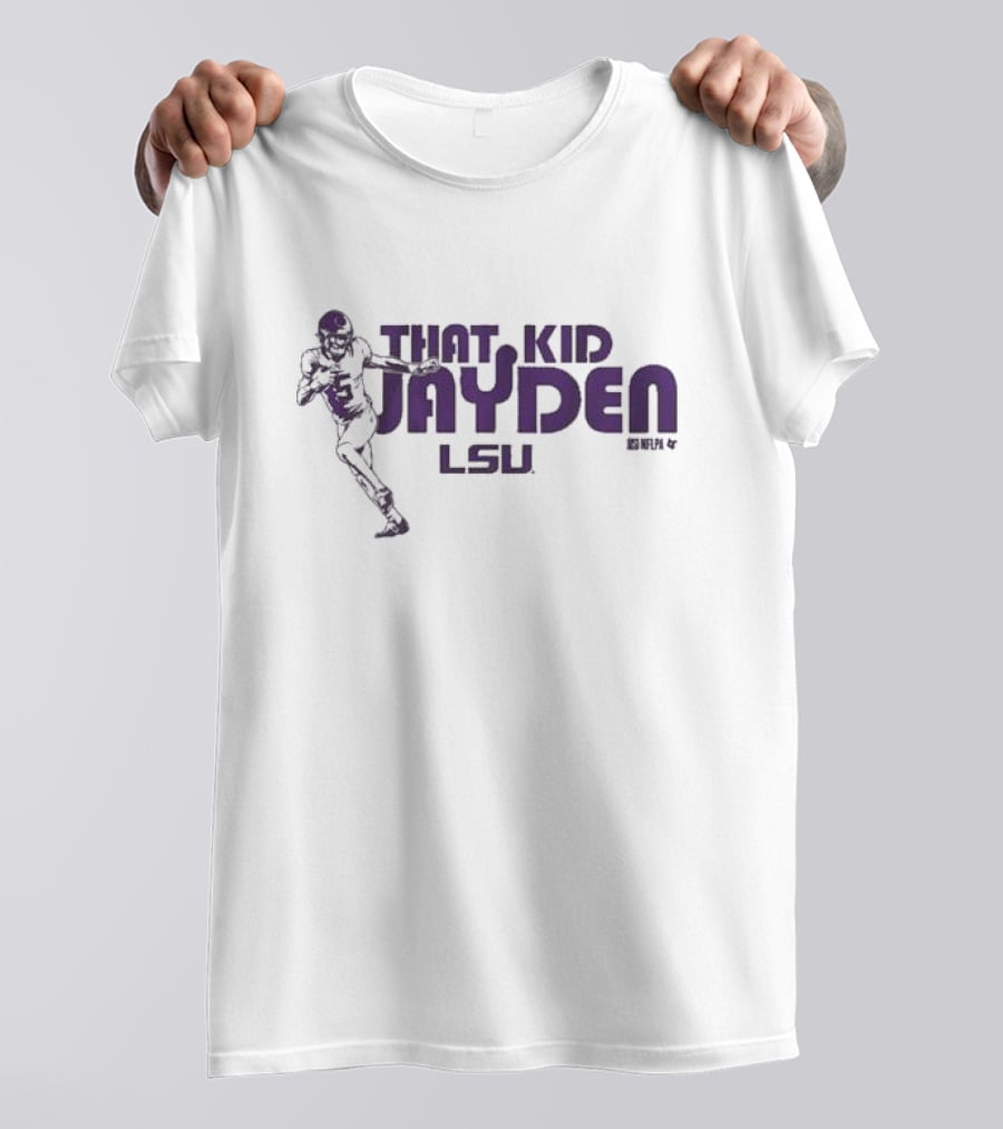 LSU Tigers That Kid Jayden Daniels NFLPA T-Shirt