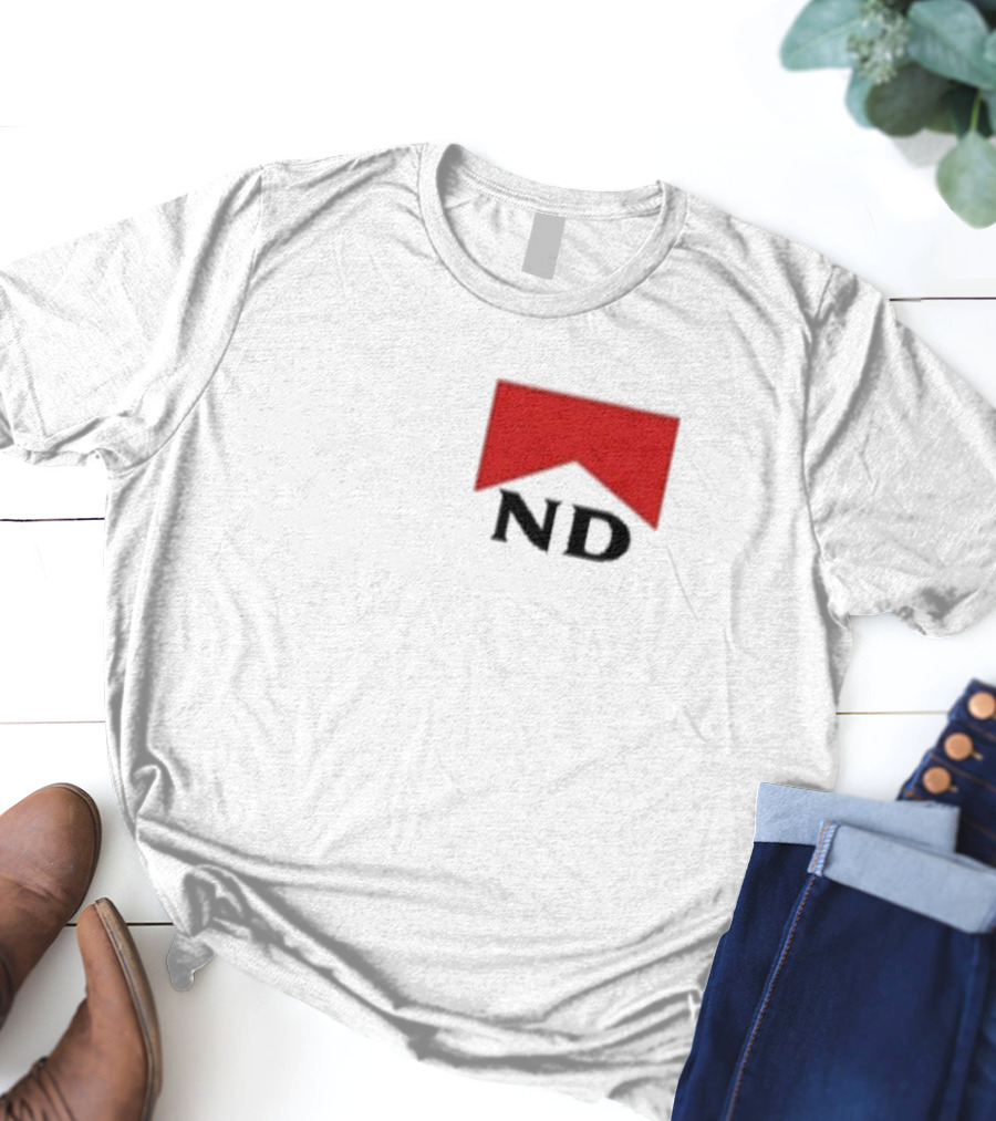 Nicotine Dolls ND Red Marlboro Style Badge T-Shirt