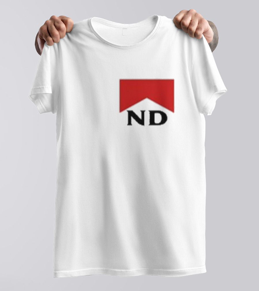 Nicotine Dolls ND Red Marlboro Style Badge T-Shirt