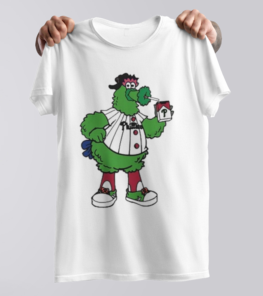 Philadelphia Phillies Mascot Smoking Pirate T-Shirt