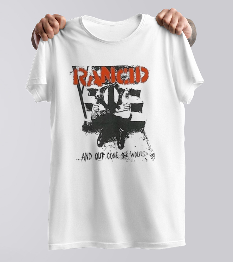 Rancid And Out Come The Wolves Punk Album Cover T-Shirt
