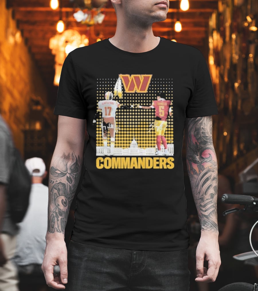 Williams Daniels Commanders Washington Football Legacy T-Shirt