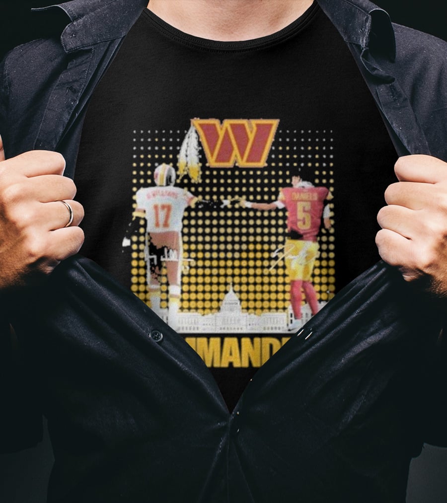 Williams Daniels Commanders Washington Football Legacy T-Shirt