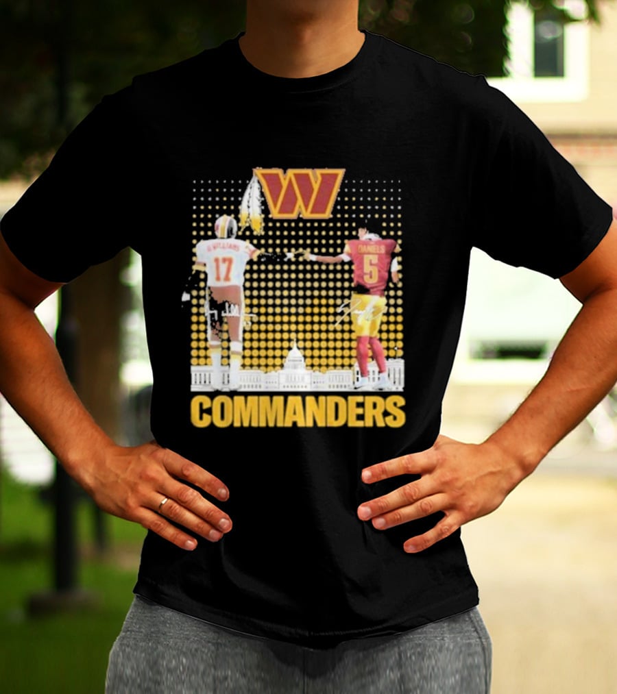 Williams Daniels Commanders Washington Football Legacy T-Shirt