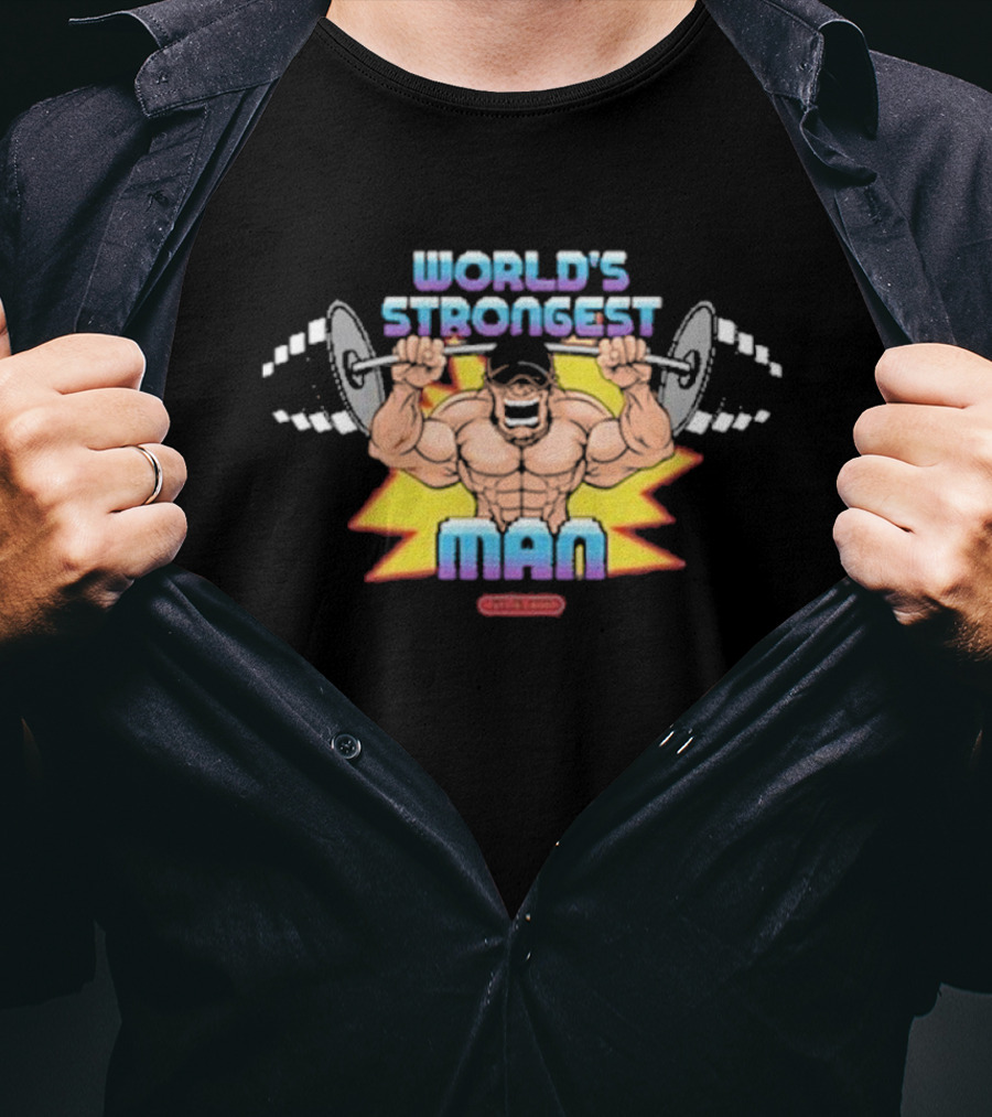 World's Strongest Man Muscle Man Eddie Hall T-Shirt
