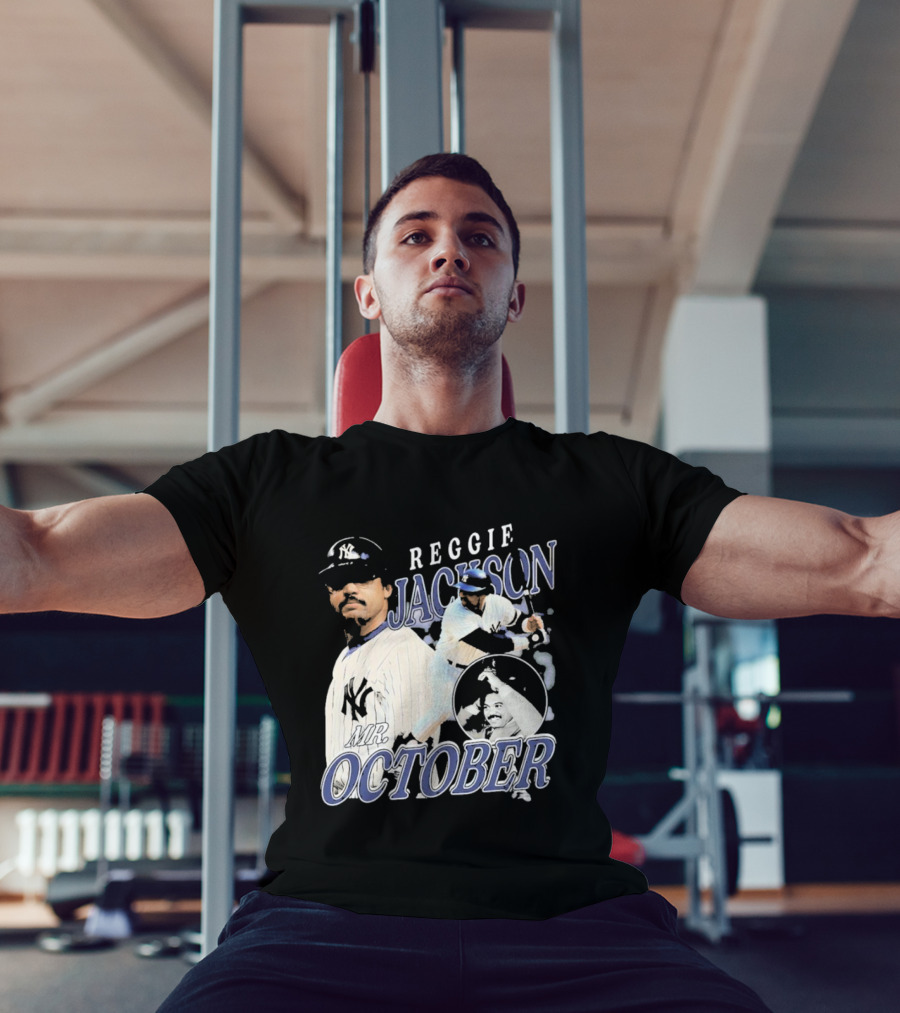 Reggie Jackson Mr October Yankees Legend T-Shirt