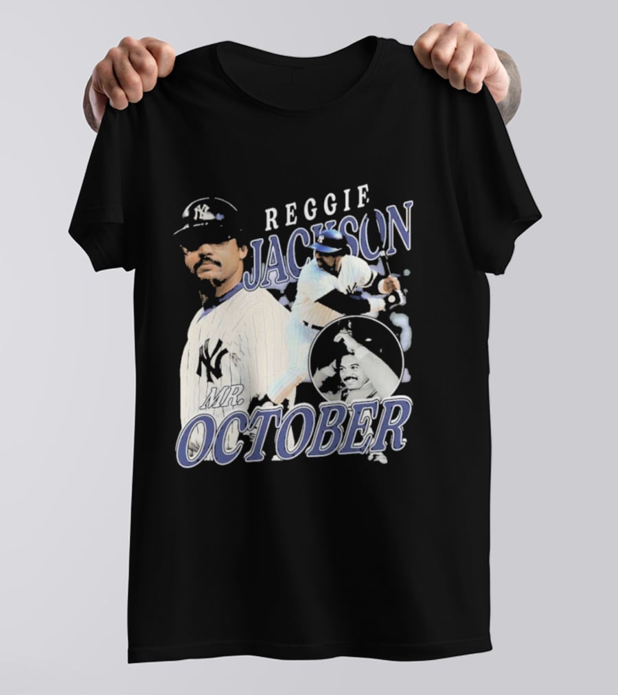 Reggie Jackson Mr October Yankees Legend T-Shirt