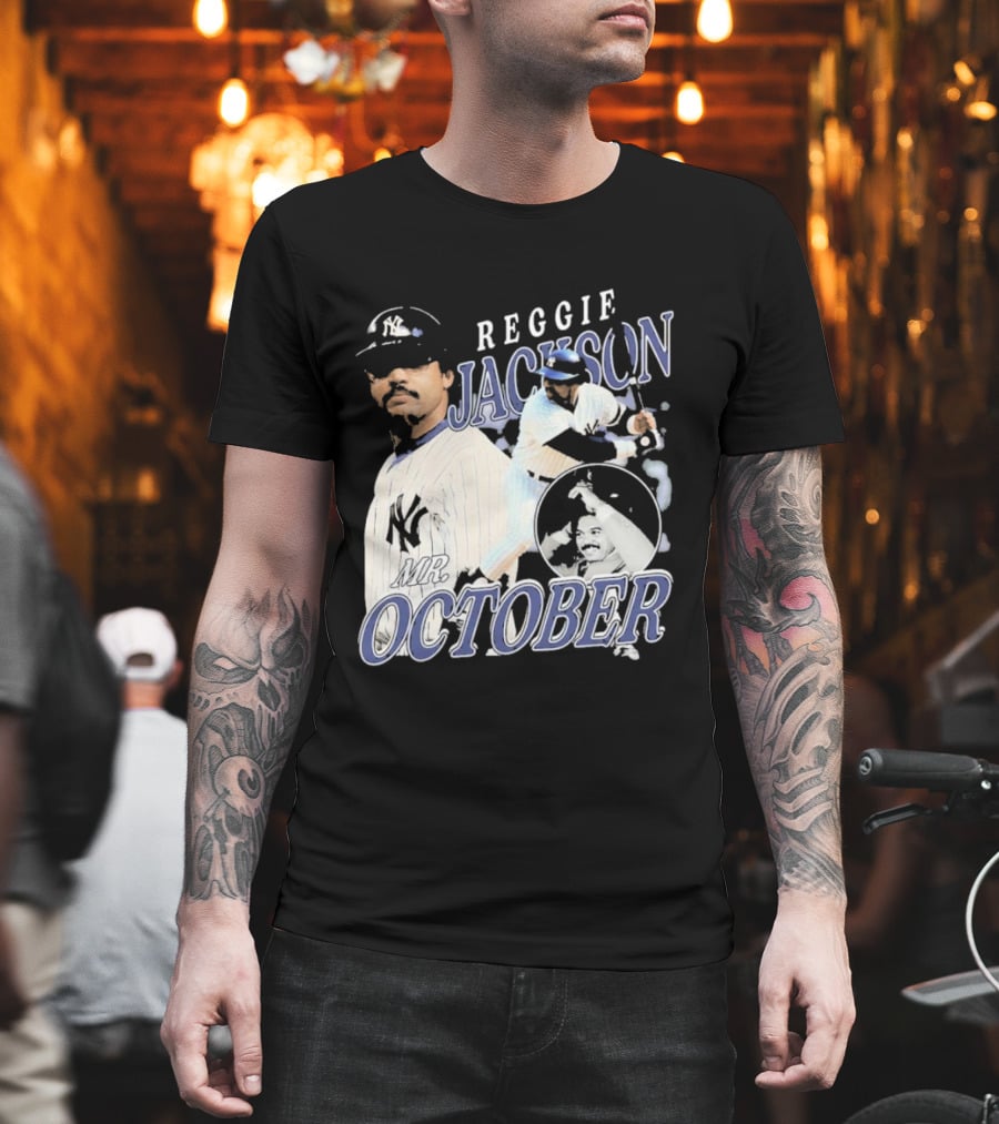 Reggie Jackson Mr October Yankees Legend T-Shirt