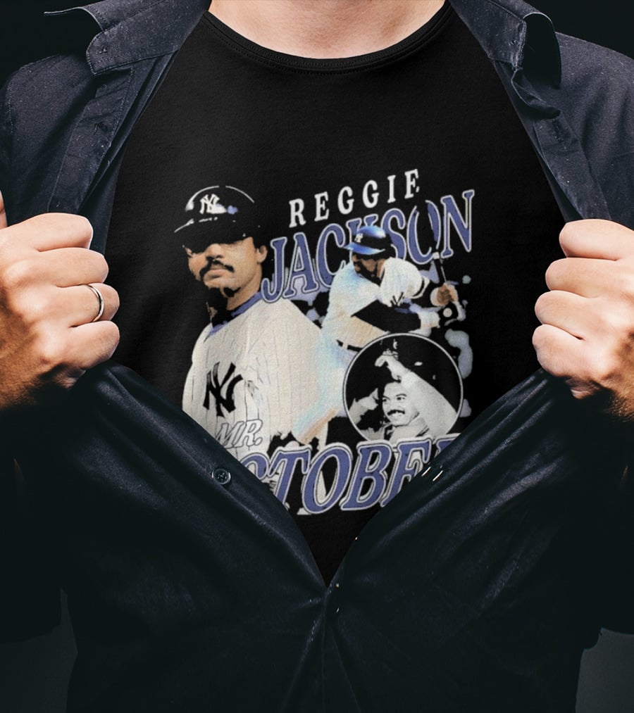 Reggie Jackson Mr October Yankees Legend T-Shirt