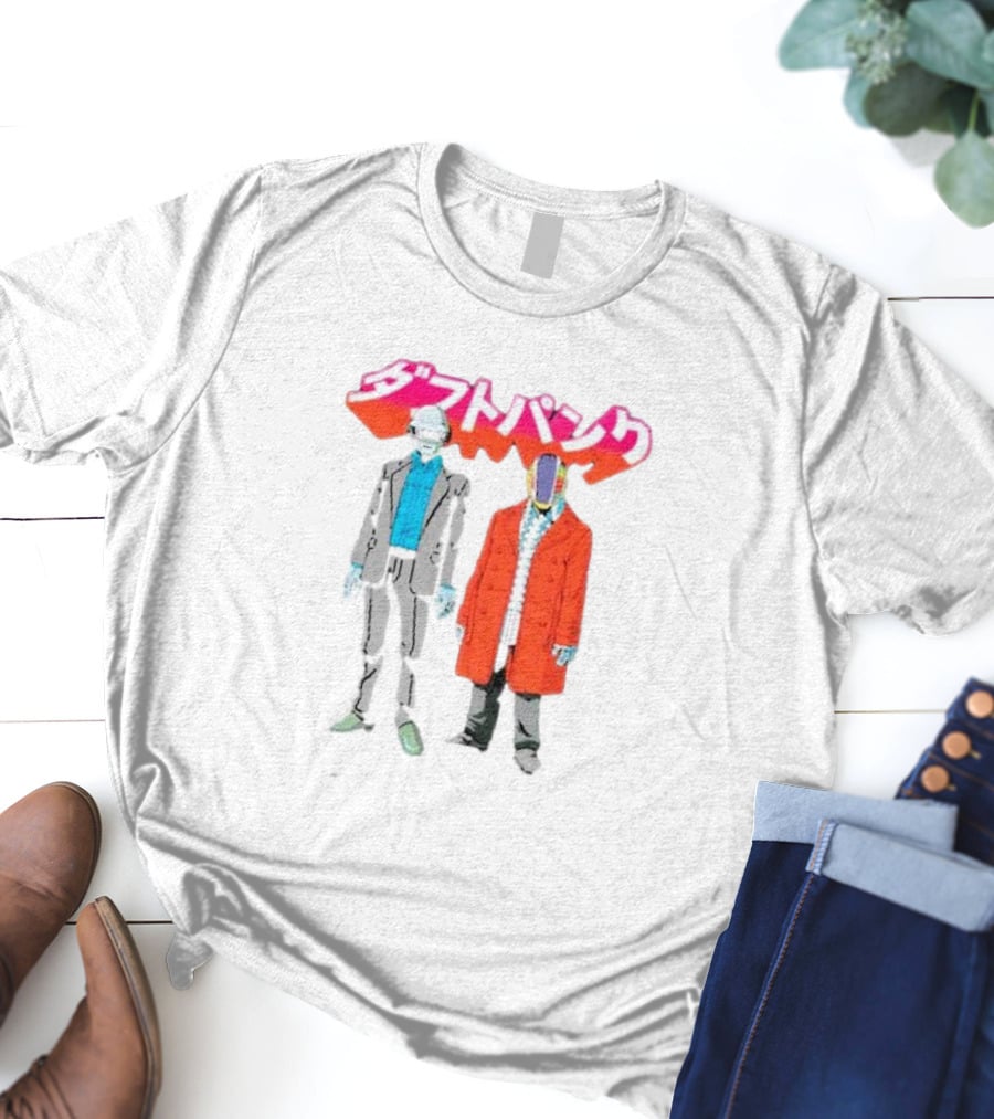 Daft Punk Anime Style Characters T-Shirt