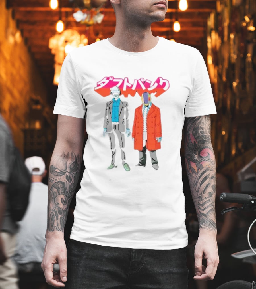 Daft Punk Anime Style Characters T-Shirt