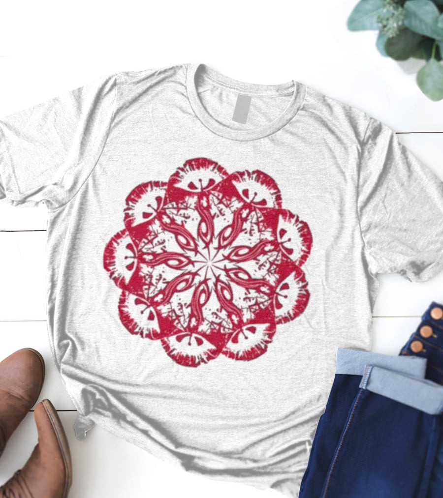 Slipknot Red Mandala Flower T-Shirt