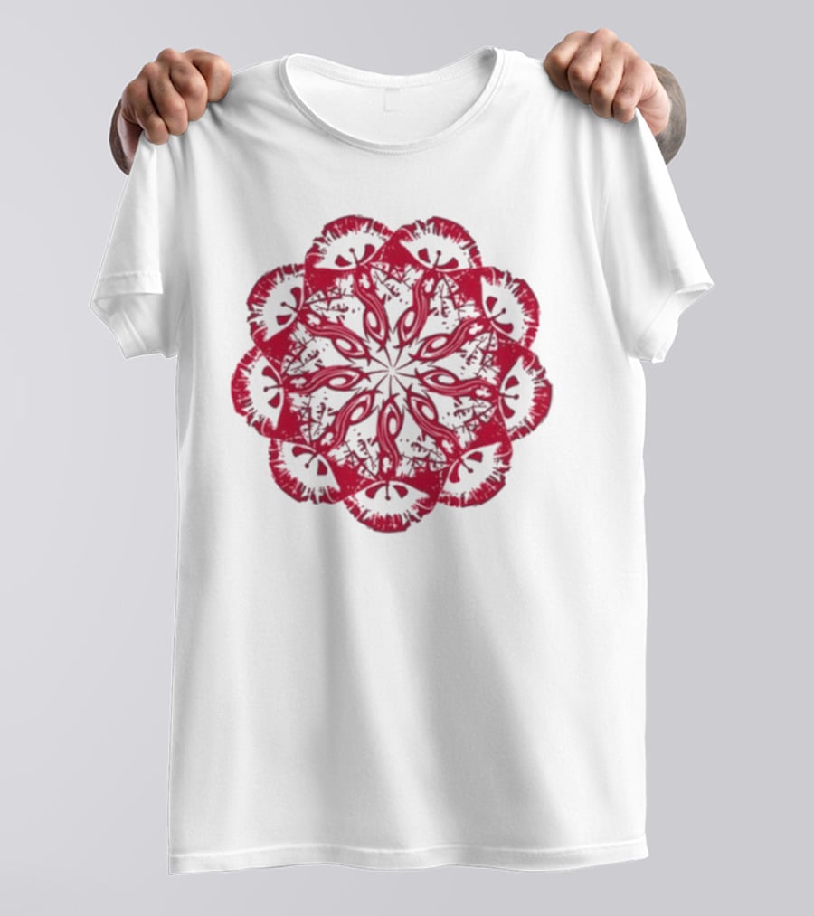 Slipknot Red Mandala Flower T-Shirt