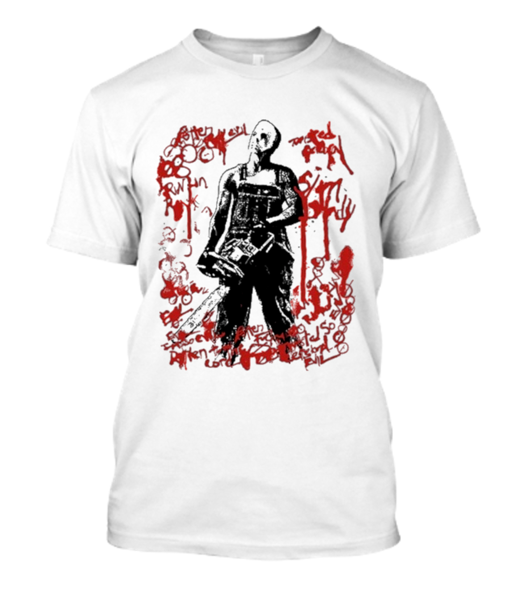 Eminem Blood Scrawl Chainsaw Man Horror T-Shirt