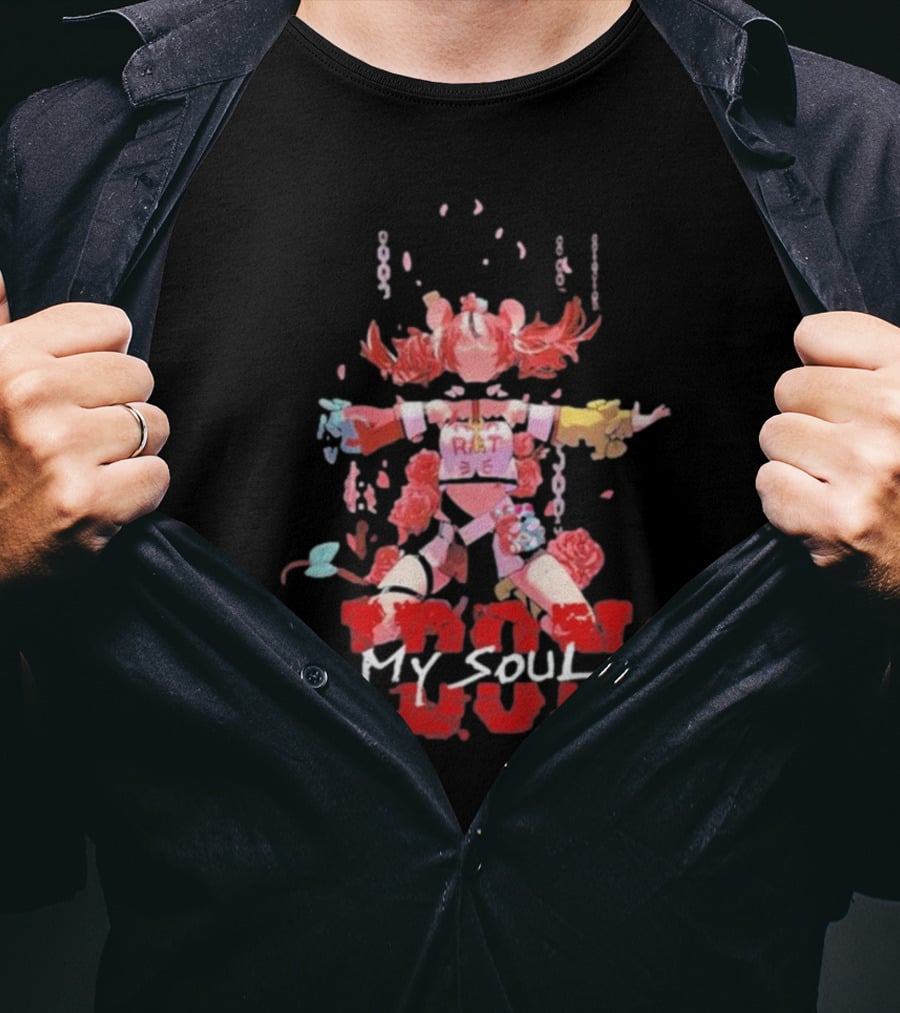 Jdon My Soul R.I.P Art 3E Blossoms Chains T-Shirt