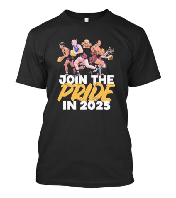 Brisbane Lions Women's Team Join The Pride In 2025 T-Shirt