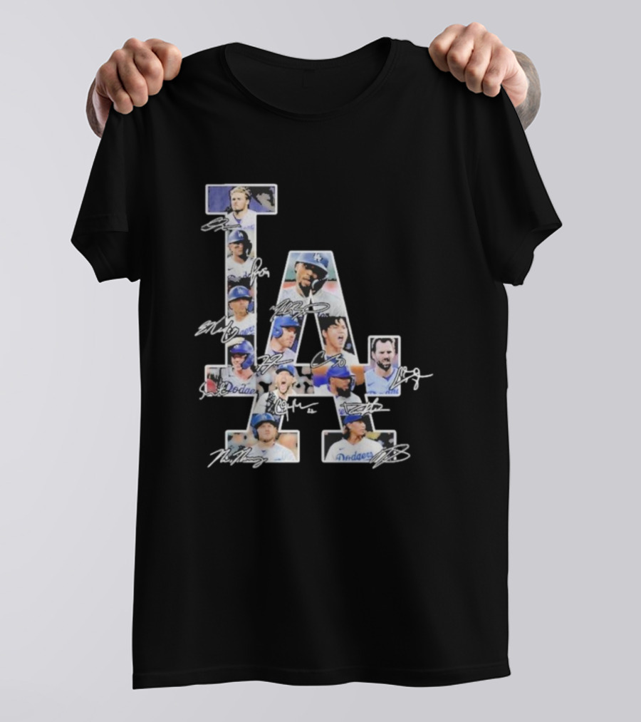 LA Dodgers Signature Collage T-Shirt