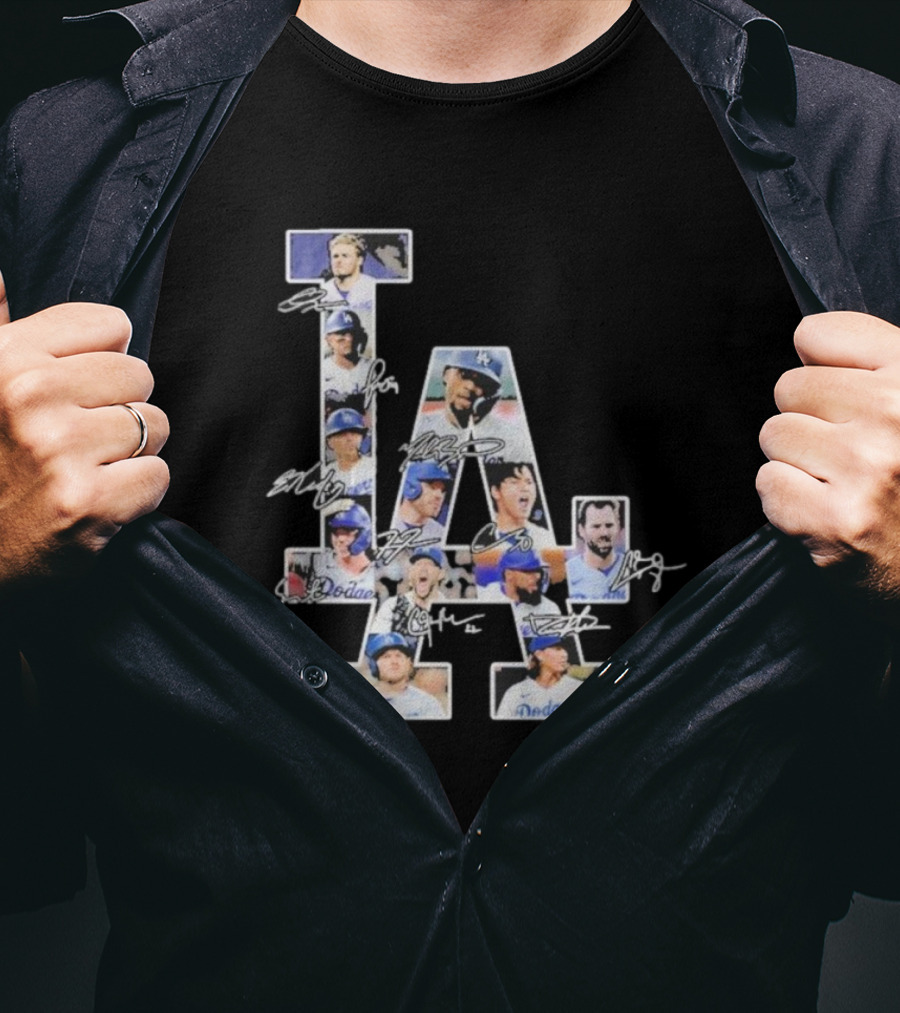 LA Dodgers Signature Collage T-Shirt