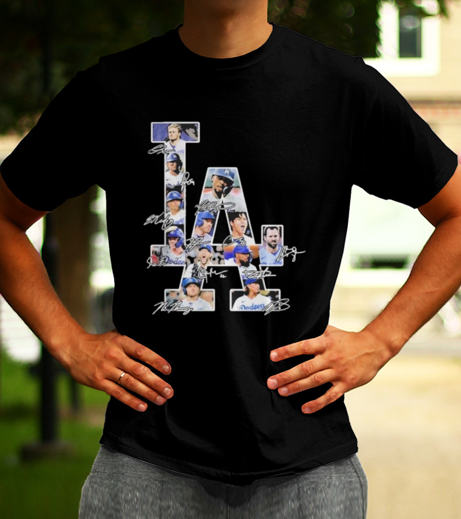 LA Dodgers Signature Collage T-Shirt