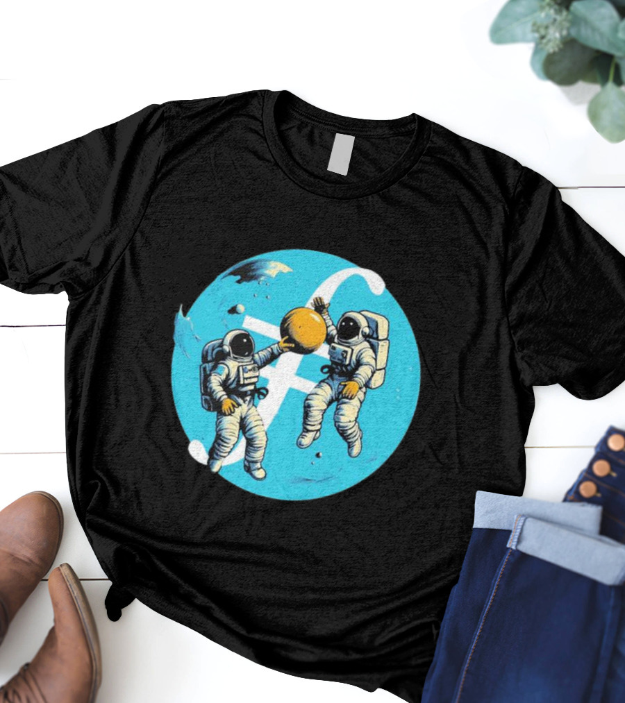 Filecoin ⨎ Astronauts In Space With Cryptocurrency T-Shirt