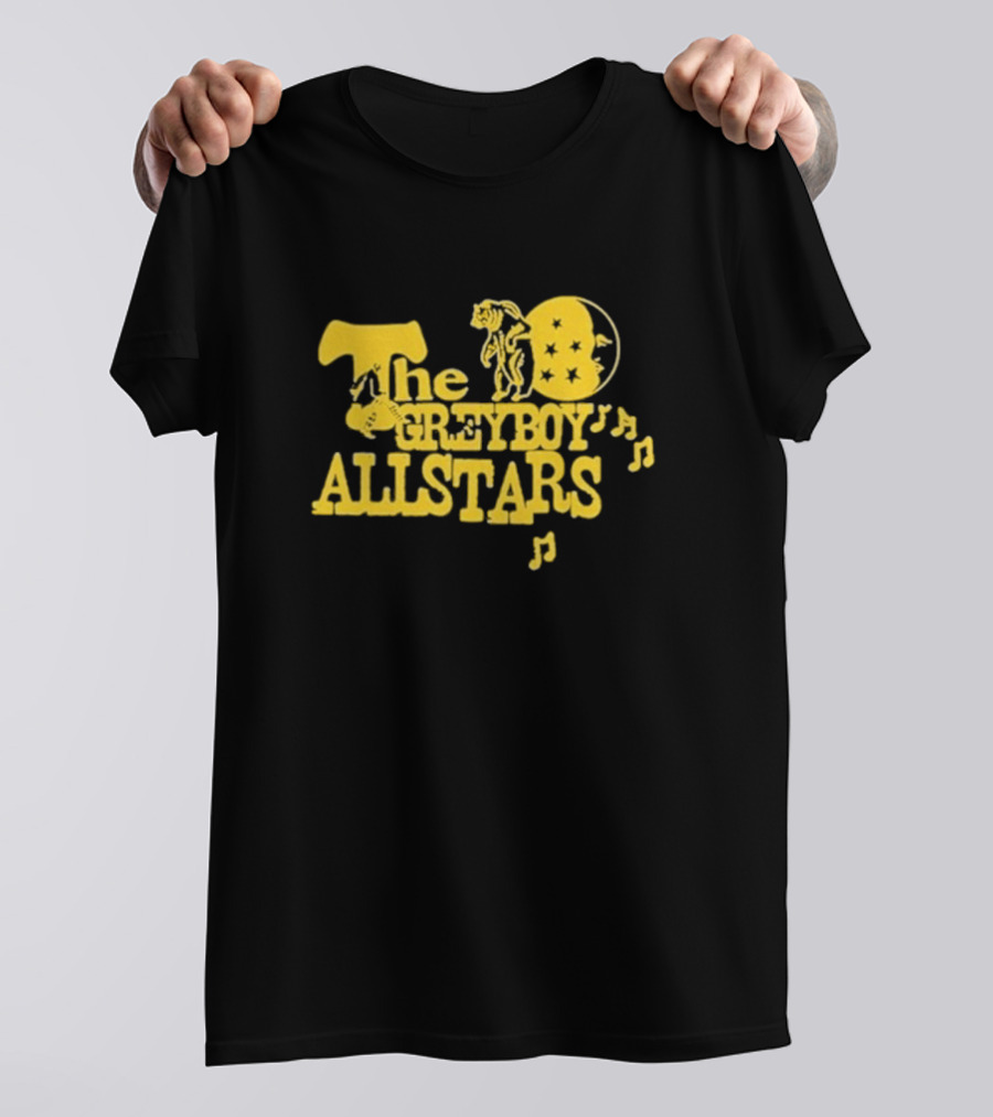 The Greyboy Allstars Retro Moon Music Notes T-Shirt