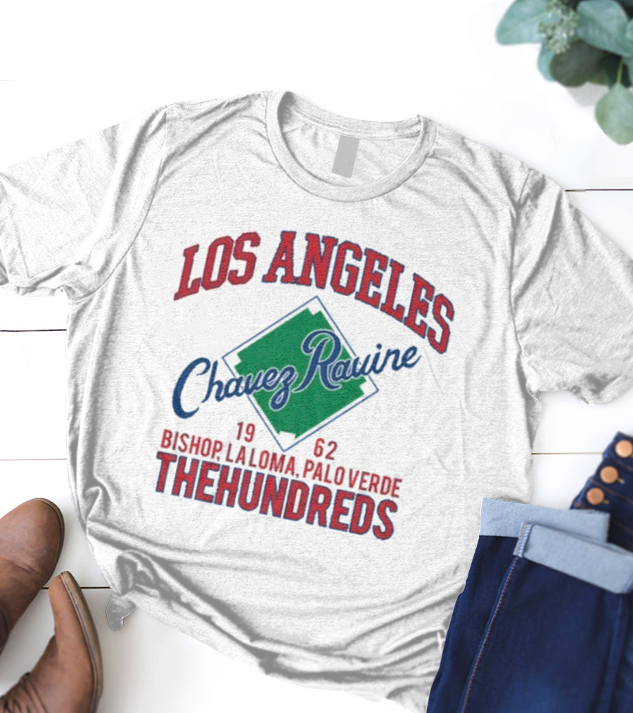 Los Angeles Chavez Ravine 1962 Bishop La Loma Palo Verde The Hundreds T-Shirt