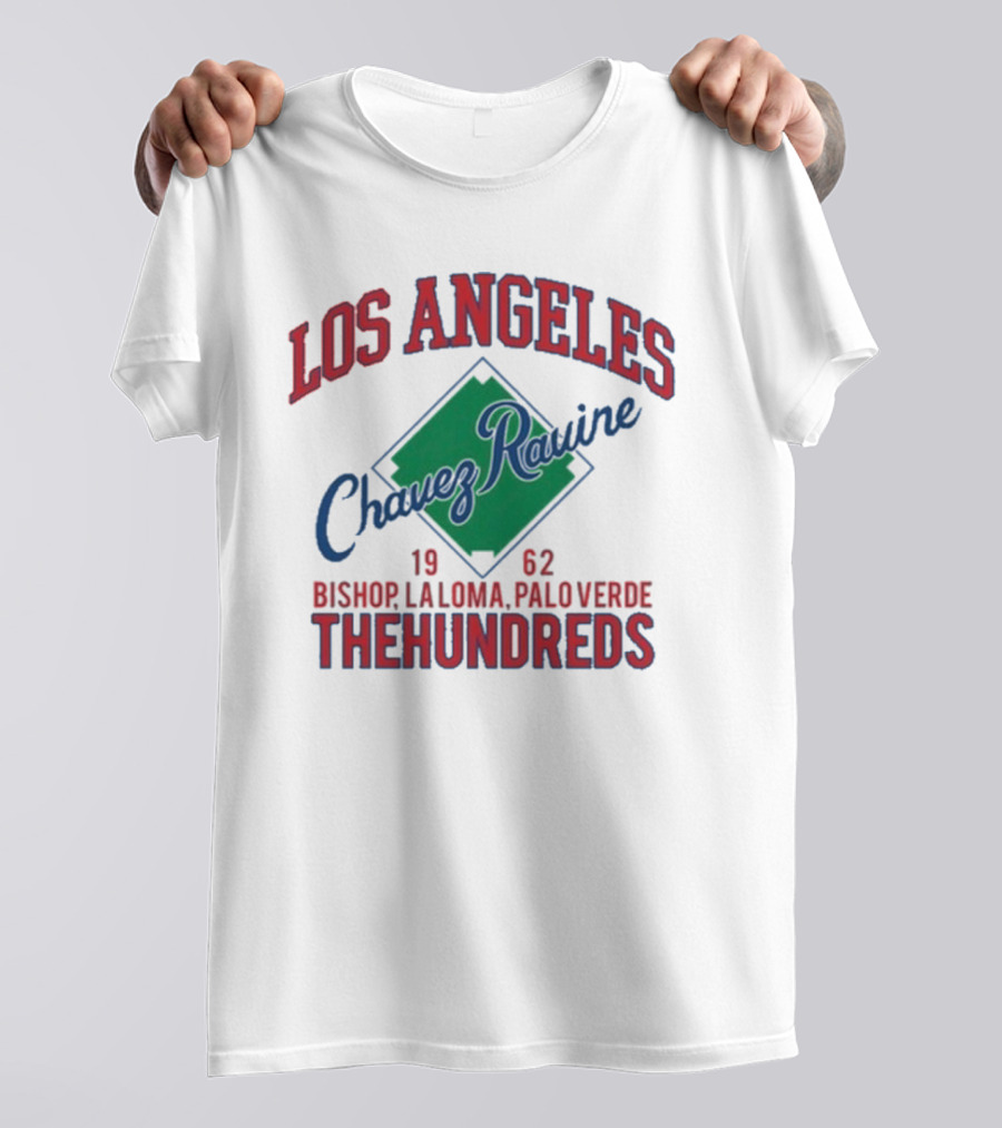 Los Angeles Chavez Ravine 1962 Bishop La Loma Palo Verde The Hundreds T-Shirt