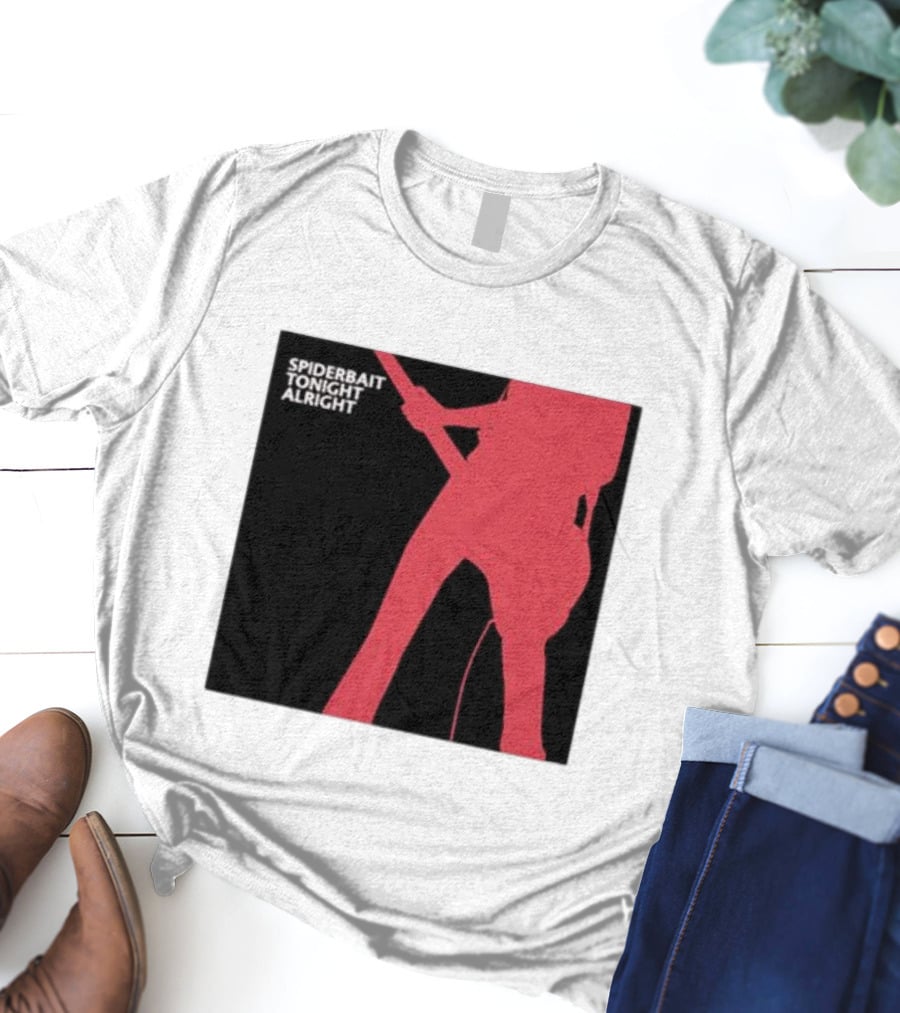 Spiderbait Tonight Alright Red Guitar T-Shirt