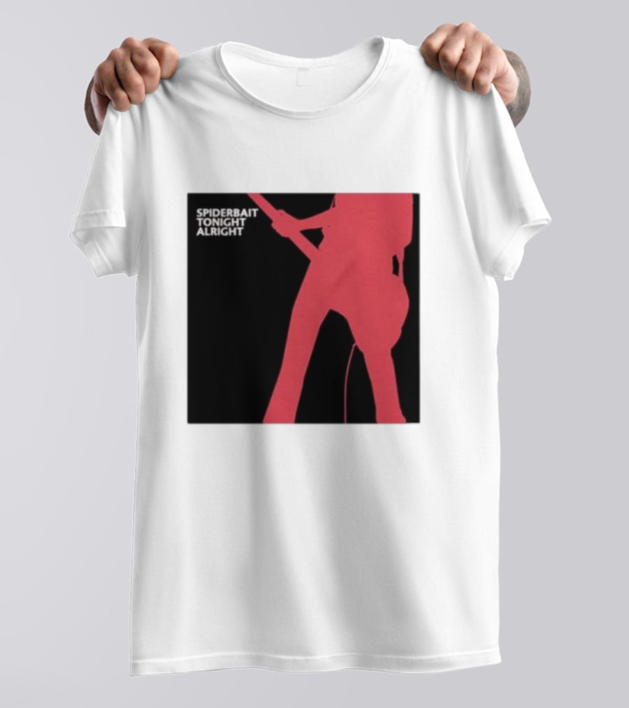 Spiderbait Tonight Alright Red Guitar T-Shirt