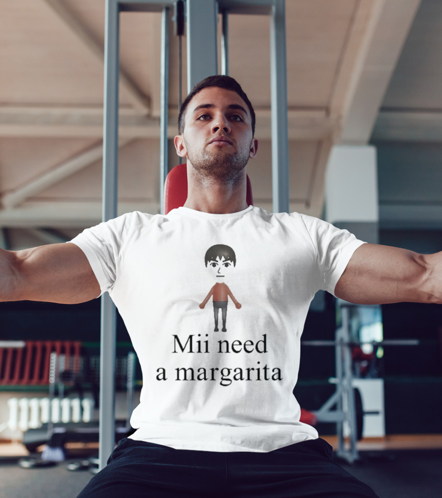 Unethical Threads Mii Character Craves A Margarita T-Shirt